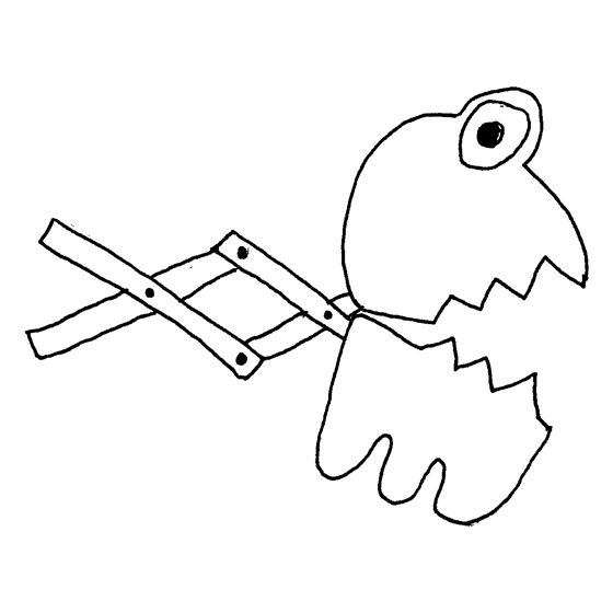 Grijper gemaakt door een kind